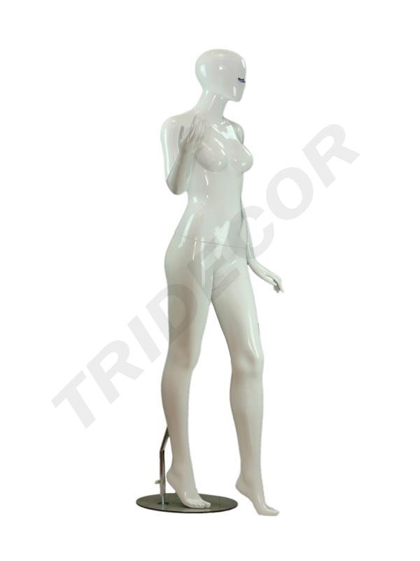 maniquí de mujer Blanco Brillo