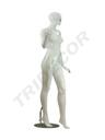 maniquí de mujer Blanco Brillo