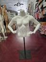maniquí mujer Blanca mate Con Soporte de Base
