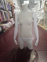 Busto de mujer En Lino Y Fibra de Vidrio Blanco mate