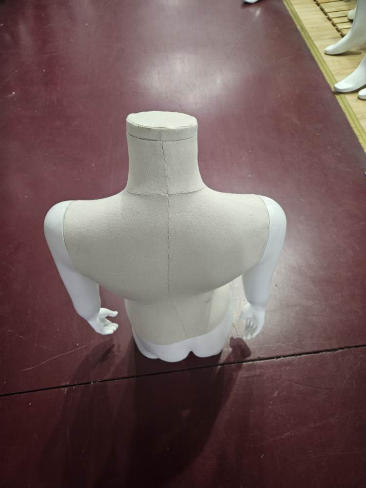 Busto de mujer En Lino Y Fibra de Vidrio Blanco mate
