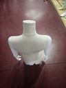 Busto de mujer En Lino Y Fibra de Vidrio Blanco mate