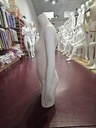 Busto de mujer En Lino Y Fibra de Vidrio Blanco mate
