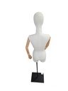 Busto de Lino Con Base Negro