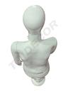 maniquí de mujer Blanco Brillo