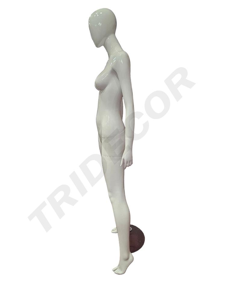 maniquí de mujer Blanco Brillo