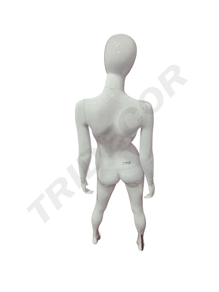 maniquí de mujer Blanco Brillo
