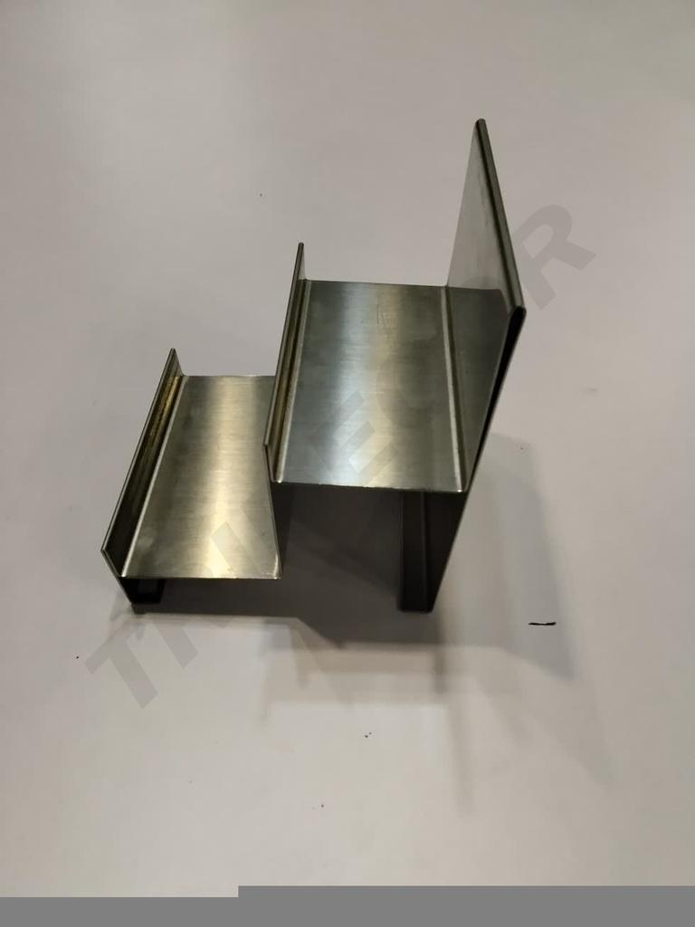 009785-Expositor-Doble-Altura-Con-Tope-Acero-Mate-tridecor