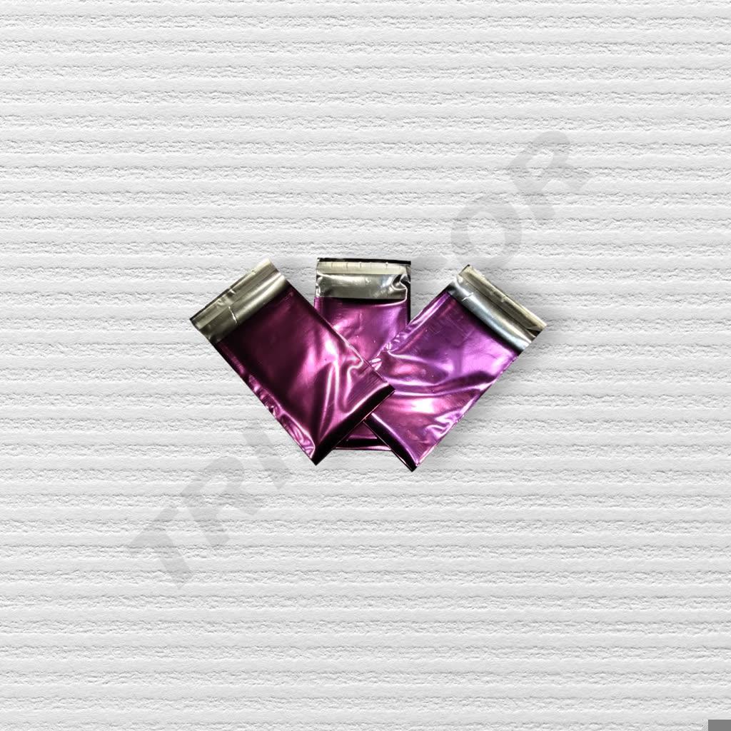 Sobres Metalizados Rosa con Adhesivo 10X15+4cm 100unidades/Paq