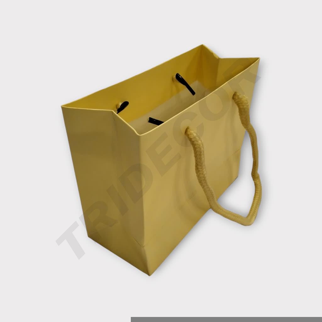 Bolso de Lujo Crema 14X6X11cm 12/pq
