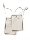 Etiquetas Blanco con Borde Gris para Precio 500 Pcs 4.8X6.6