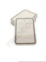 Etiquetas Blanco con Borde Gris para Precio 500 Pcs 4.8X6.6
