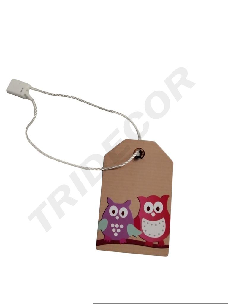 0141013-Etiquetas-colgantes-estampado-búhos-tridecor