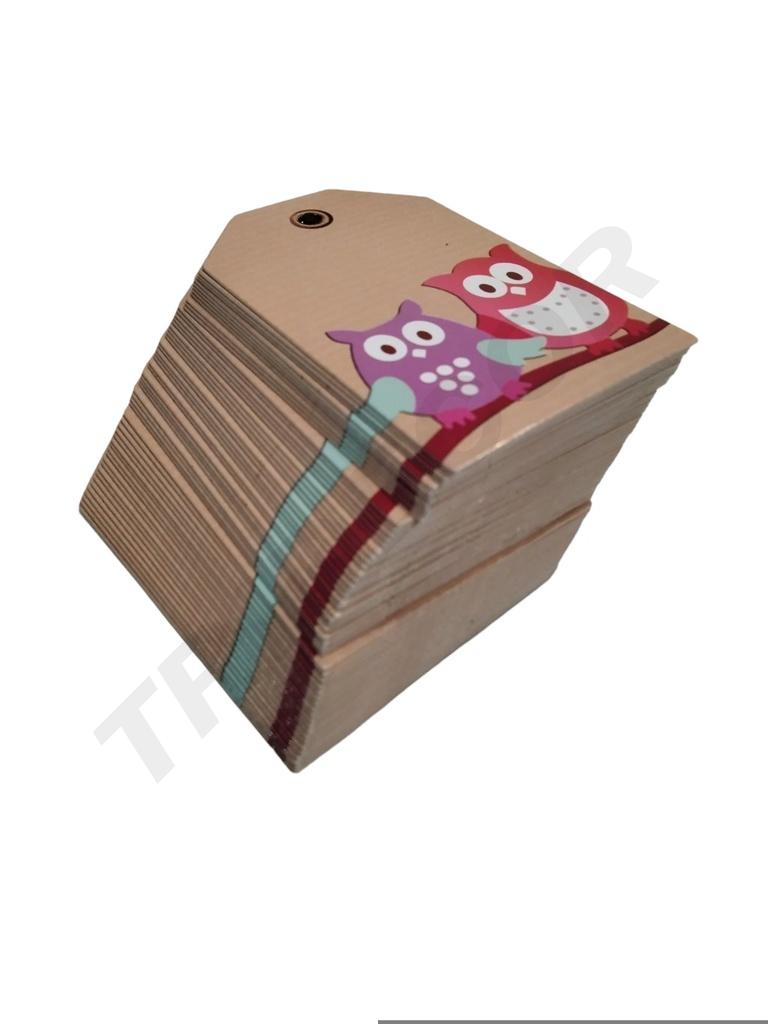 0141013-Etiquetas-colgantes-estampado-búhos-tridecor