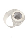 Pegatina para Caja de Joyas Blanca 3,8x0,6cm 1000/Rollo