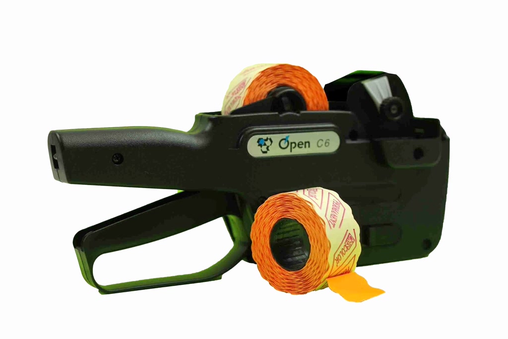 Rollo Etiquetass Naranja 26X12mm