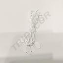 Etiqueta con hilo blanco 1000U/Pcs 11X24mm Ref.382
