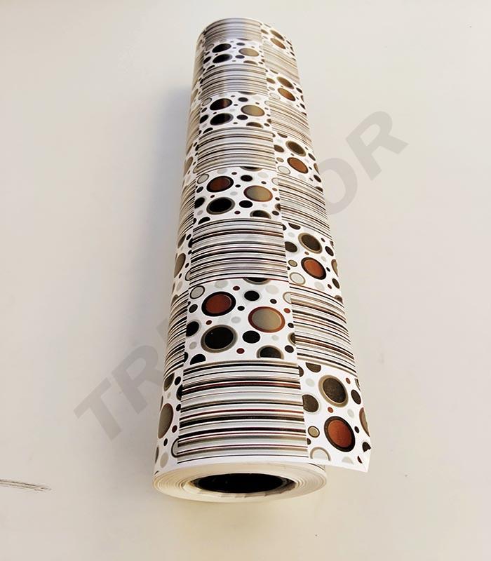 Papel de regalo de lunares/rayas 62 cm