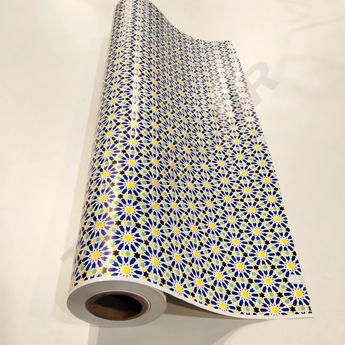 Papel de envoltura de diseño simétrico 62 cm