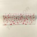 Papel de regalo con patrón de corazón 62 cm