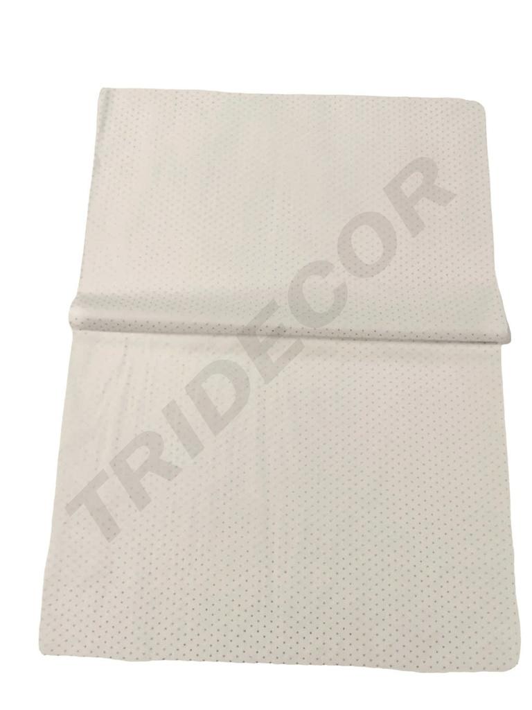 Papel de Seda Blanco con Puntos Dorados 75X50cm 100 unidades