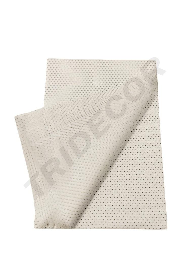 Papel de Seda Blanco con Puntos Dorados 75X50cm 100 unidades