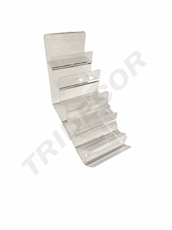 Expositor Acrílico 5Niveles Transparente 