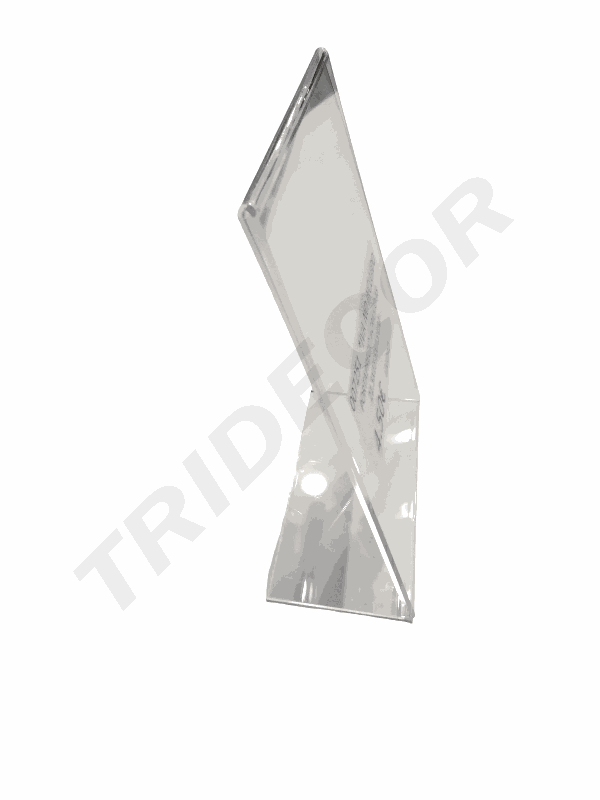 Soporte para Póster de Acrílico en Forma de L A5 21X15X8.5cm