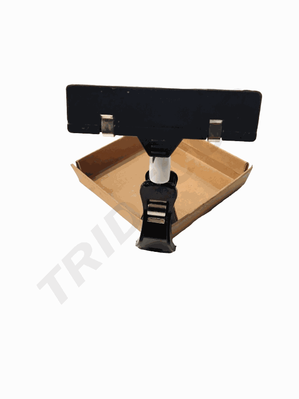 Pinza de porta precio negra 10.5cm