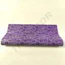 Papel de regalo morado con espirales 62 cm