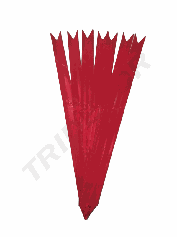 Lazo Rojo Ancho Color Liso