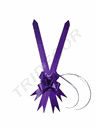Lazo Morado Ancho Color Liso