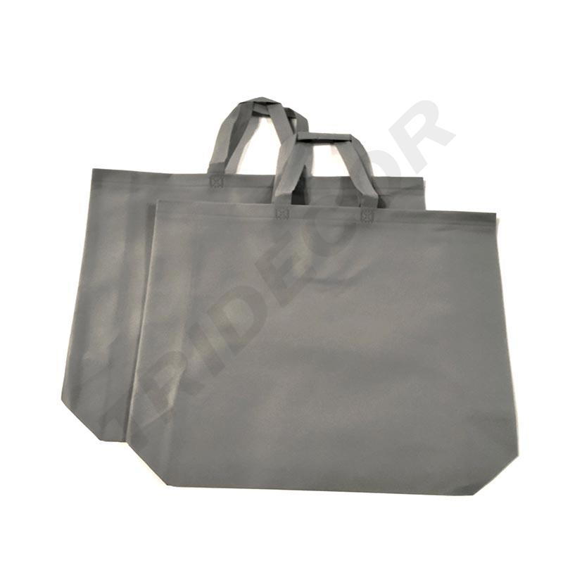 Bolsa de Tela 100G con Asa Larga, Color Gris, 50X40+12cm, 25 unidades/Paquete, 16 unidades/caja