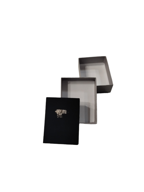 Cajita Joyería Plata 7X9.2X3cm 18unidades/Paq 