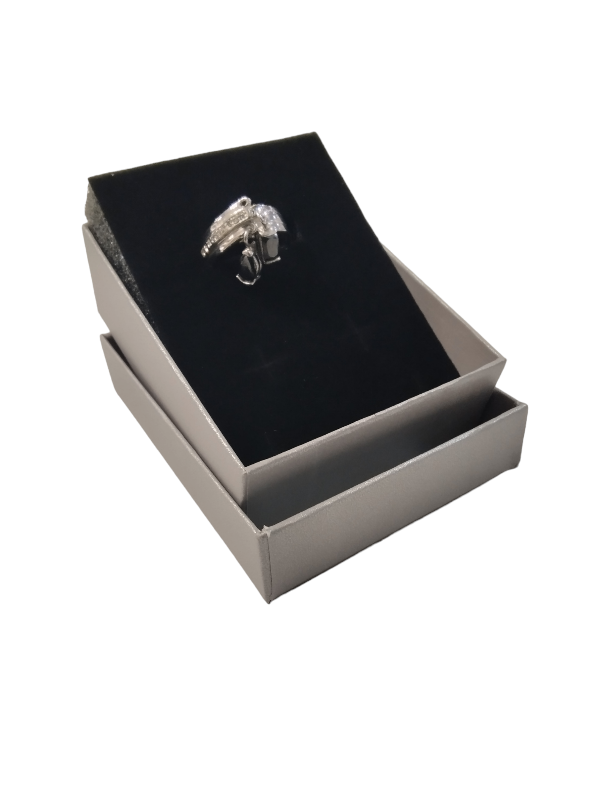 Cajita Joyería Plata 7X9.2X3cm 18unidades/Paq 
