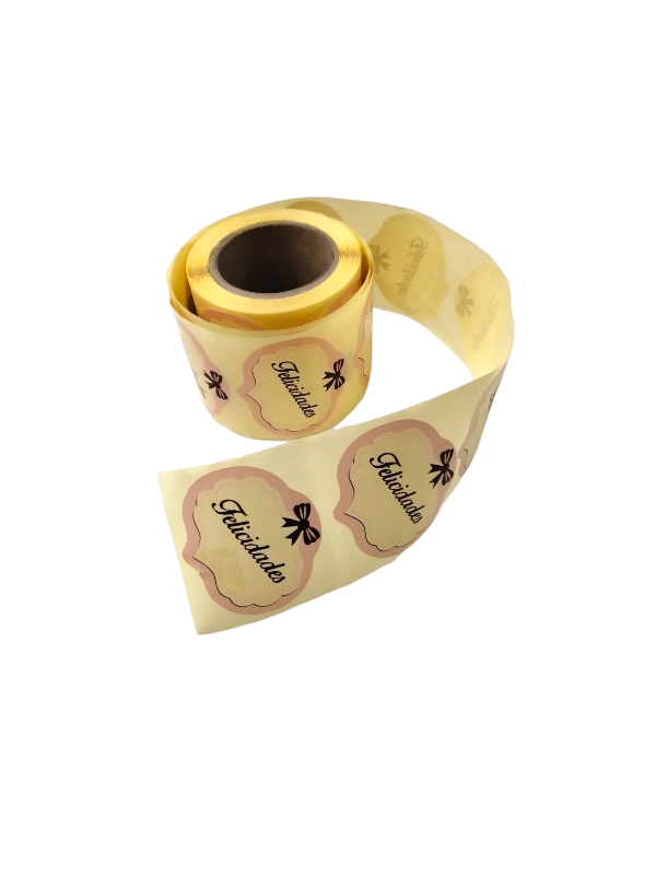 014056-Etiquetas-“Felicidades”-Blanco/Rosa-250-unidades-tridecor