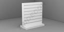 0273001-Góndola-Doble-cara-120-x-60-x-135-cm-Blanco-Negro-tridecor