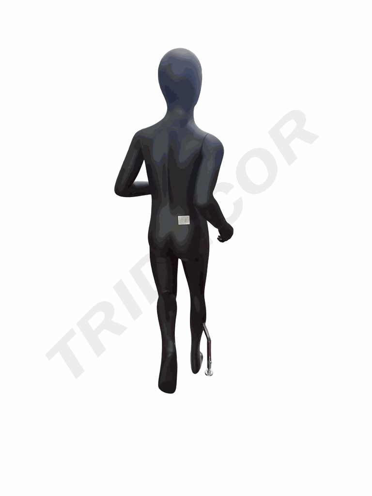 Maniquí Infantil Deportivo Color Negro Mate