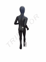 Maniquí Infantil Deportivo Color Negro Mate