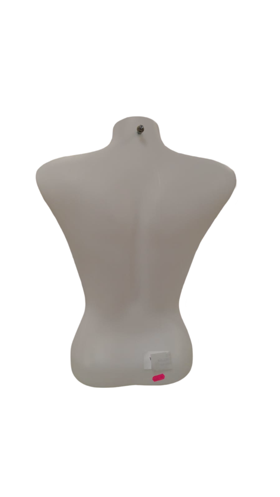 Busto-corto-de-mujer-plástico-blanco-tridecor