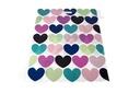 Bolsas de plástico 40x50 cm estampado corazones 100 unidades