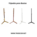 Trípode Regulable para Bustos Varios Colores
