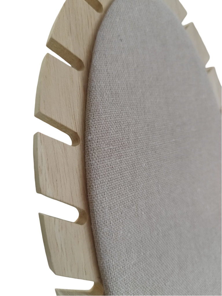 Expositor Joyería Lino Con Madera