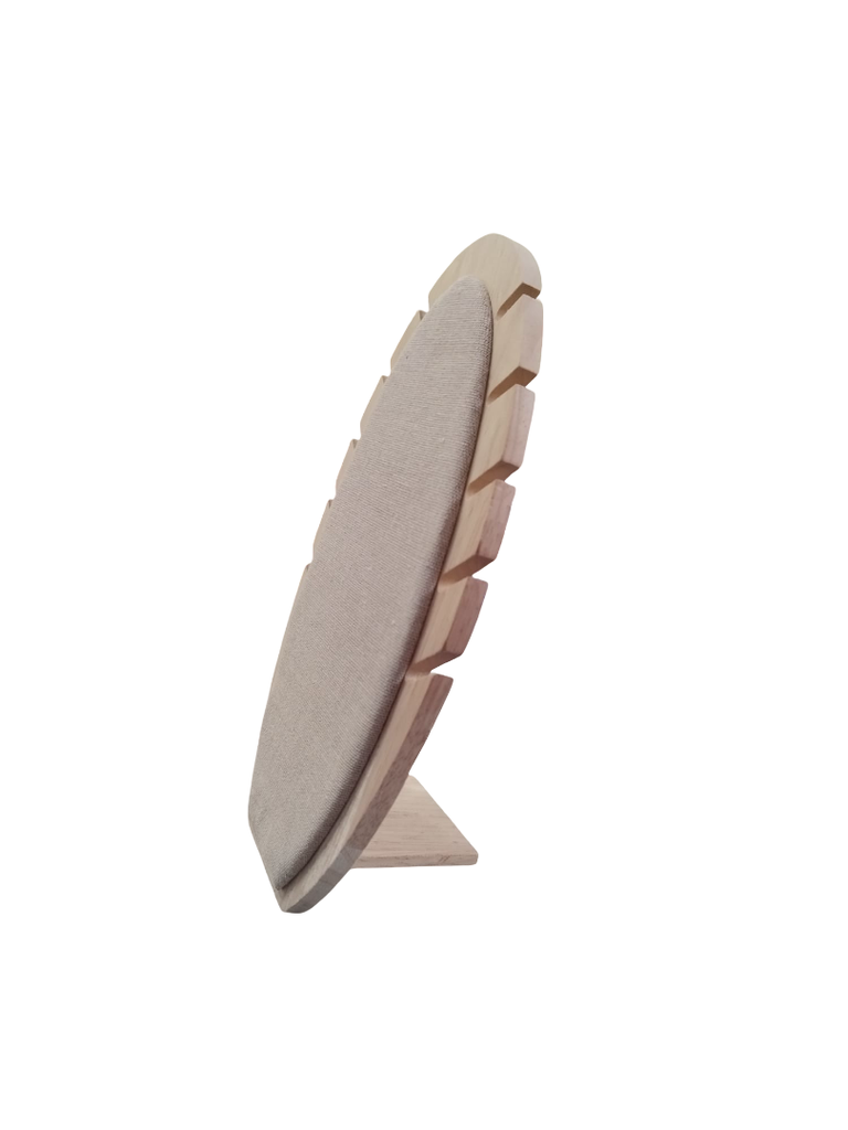 Expositor Joyería Lino Con Madera