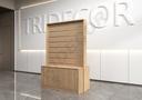 0273000-Expositor-gondola-con-mueble-OAK-k076-tridecor