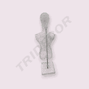 040038-Maniquí-Busto-mujer-metálico-color-blanco-tridecor