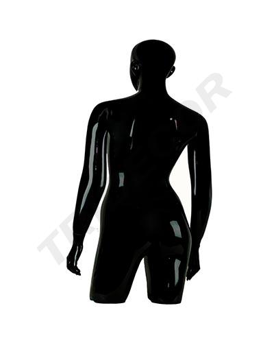 040342-Maniqui-busto-de-mujer-negro-brillo-con-cabeza-y-brazos-tridecor 1