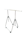 Perchero Con Ruedas Plegable Regulable Cromado 150X50X200Cm