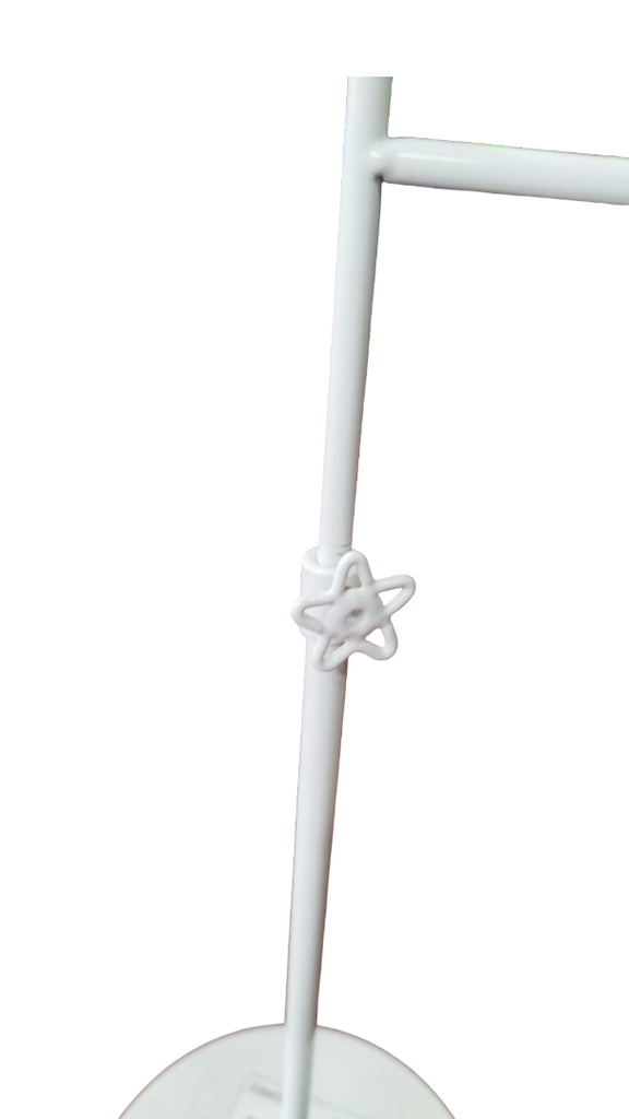 Expositor Doble Blanco para Bolsos Altura Regulable