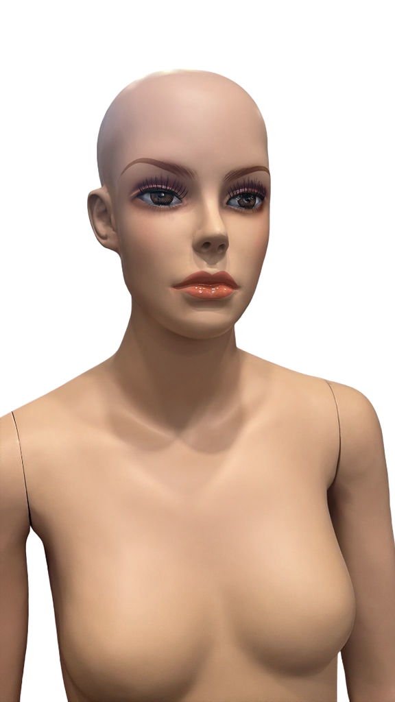 Maniquí De Mujer Realista Sin Pelo Color Carne